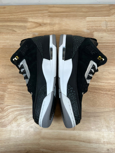 Jordan 3 Retro Tinker Black Cement Gold