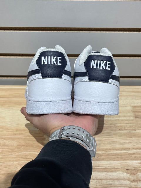 Nike Court Vision Low Next Nature White Navy Sz 10