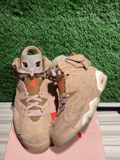 Jordan 6 Retro Travis Scott British Khaki Sz 12M