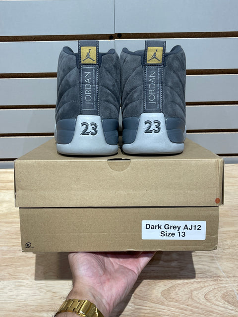 Jordan 12 Retro Dark Grey Sz 13