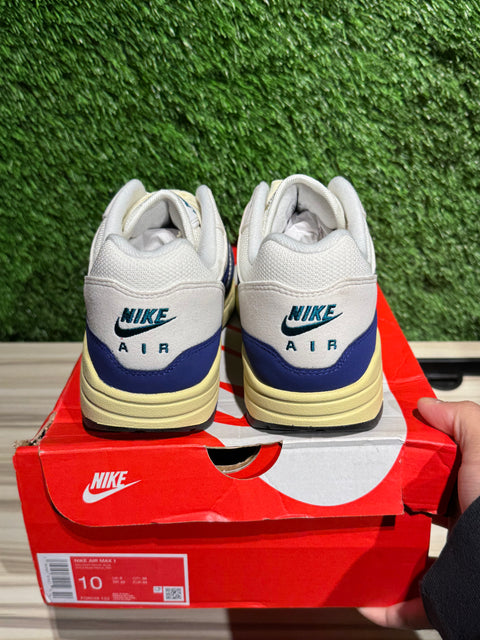 Nike Air Max 1 Athletic Department Deep Royal Blue Sz 10M
