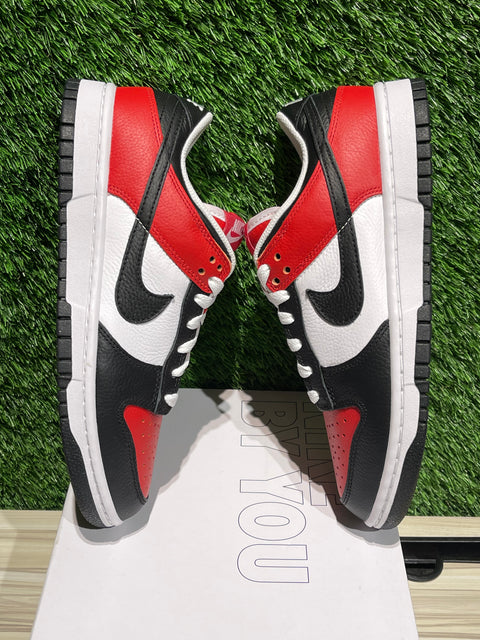 Bred Toe Nike Dunk Low By You Sz 7.5