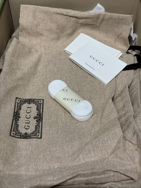 Gucci Basket White Demetra Sz 11 (Gucci 10)