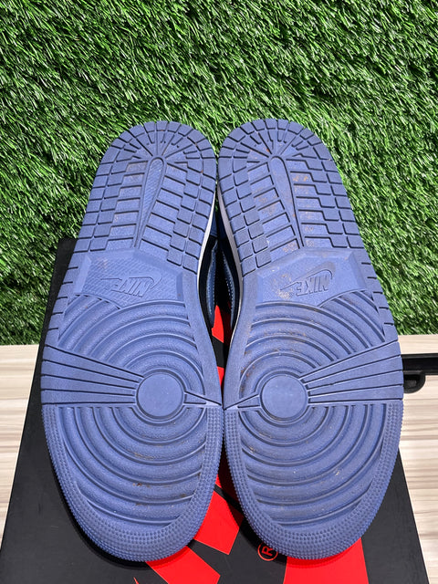 Jordan 1 Retro Low OG Mystic Navy Sz 10.5M