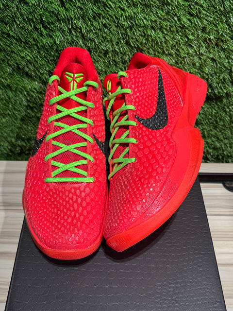Nike Kobe 6 Protro Reverse Grinch Sz 10.5