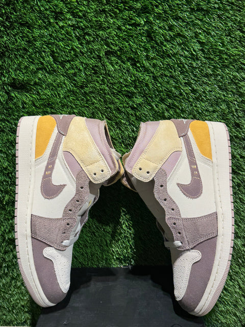 Air Jordan 1 Mid SE Craft Taupe Haze Sz 10