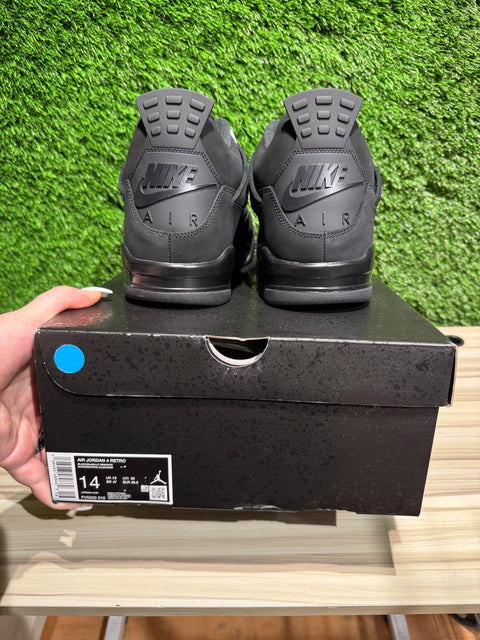 Jordan 4 Retro Black Cat (2025) Sz 14