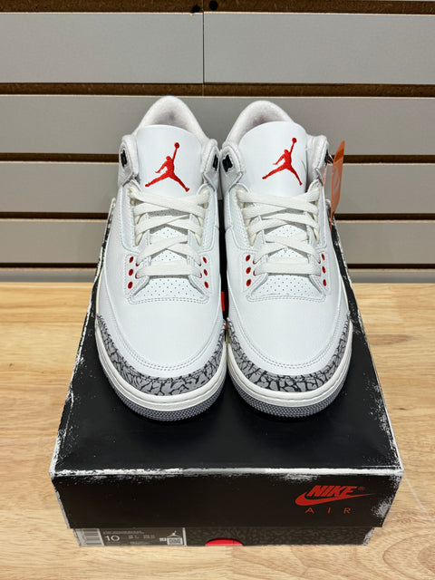 Jordan 3 Retro White Cement Reimagined Sz 10