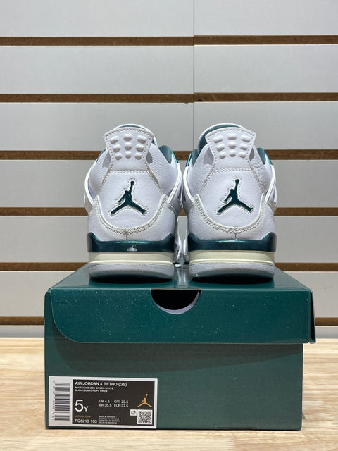 Jordan 4 Retro Oxidized Green (GS) Sz 5Y