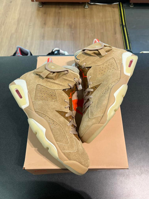 Jordan 6 Retro Travis Scott British Khaki Sz 11