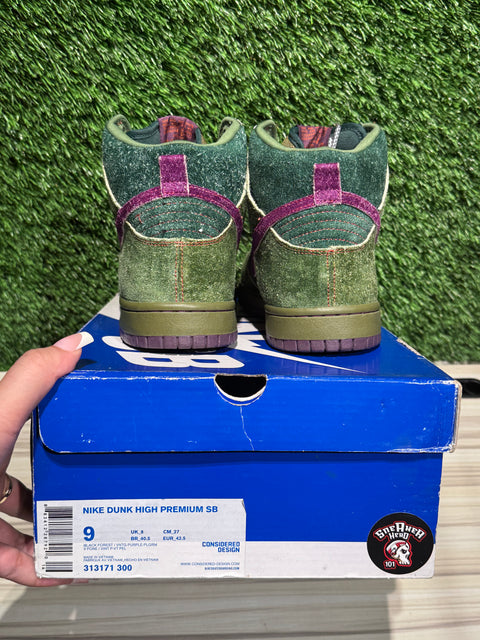 Nike SB Dunk High Skunk 420 Sz 9