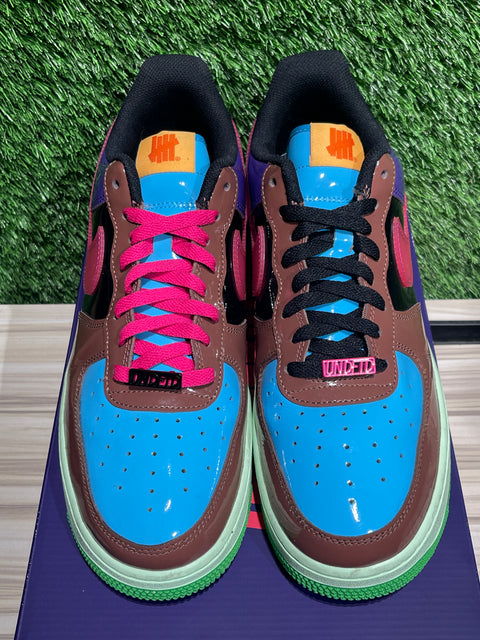 Nike Air Force 1 Low SP Undefeated Multi-Patent Pink Prime Sz 12