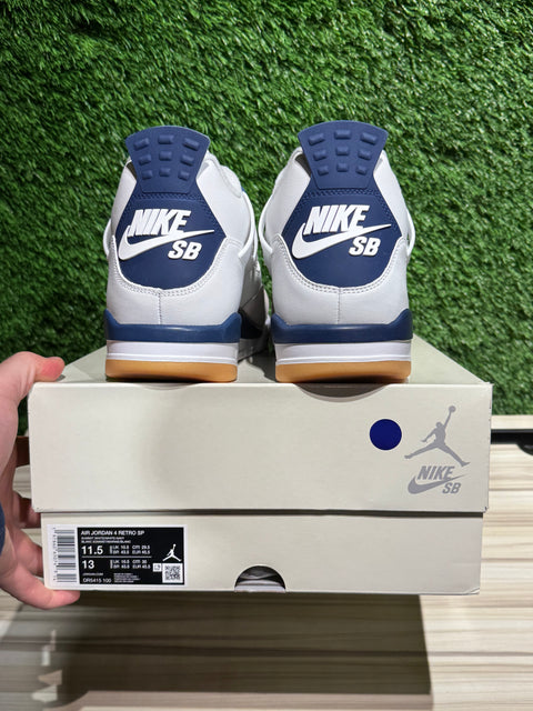 Jordan 4 Retro SB Navy Sz 11.5M...