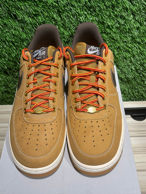 Nike Air Force 1 Low Winter Wheat Brown Sz 9.5