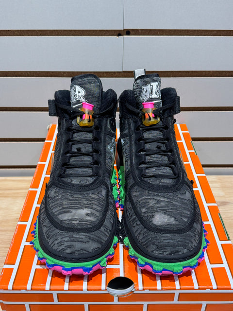 Nike Air Force 1 Mid Off-White Black Sz 10.5