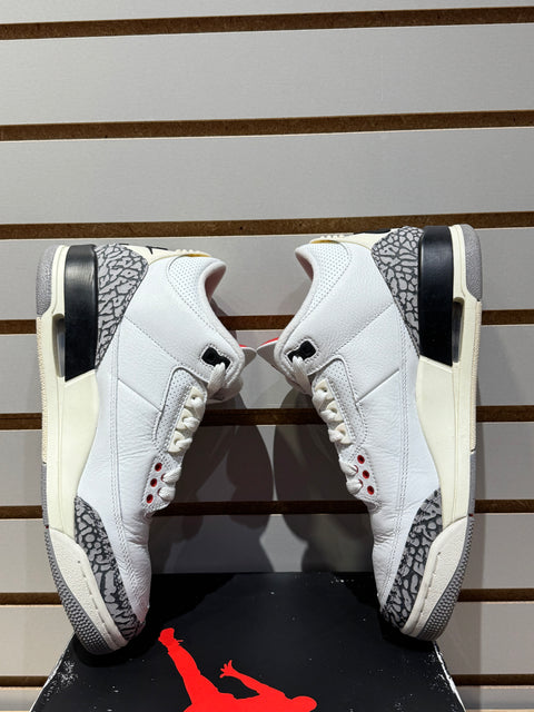 Jordan 3 Retro White Cement Reimagined Sz 8.5M