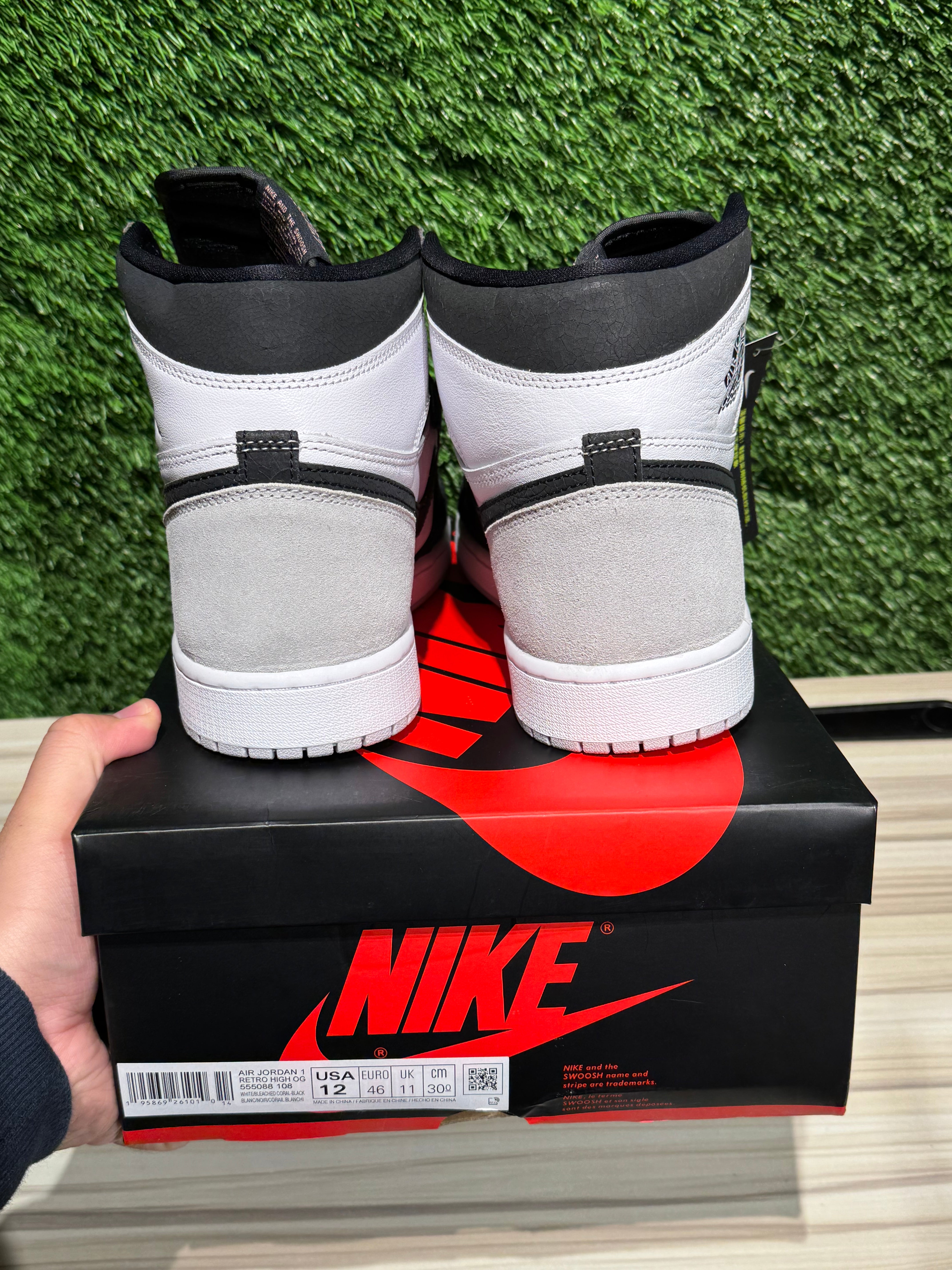 Jordan 1 Retro High OG Bleached Coral Sz 12M – Sneak City