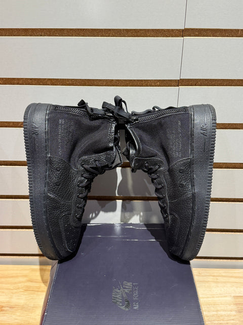 Nike SF Air Force 1 Mid Triple Black (GS) Sz 6.5Y