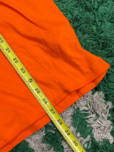 Polo Ralph Lauren Orange V-Neck Shirt Navy Pony