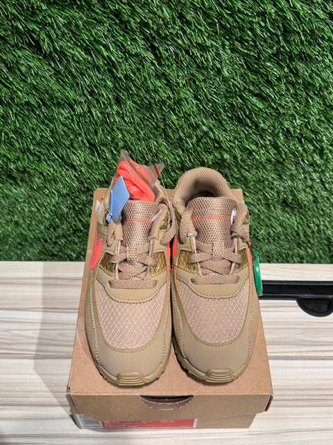 Nike Air Max 90 Off-White Desert Ore (TD) Sz 9C
