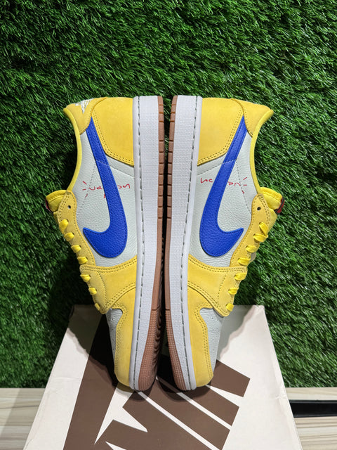 Jordan 1 Retro Low OG SP Travis Scott Canary (Women's) Sz 10M..