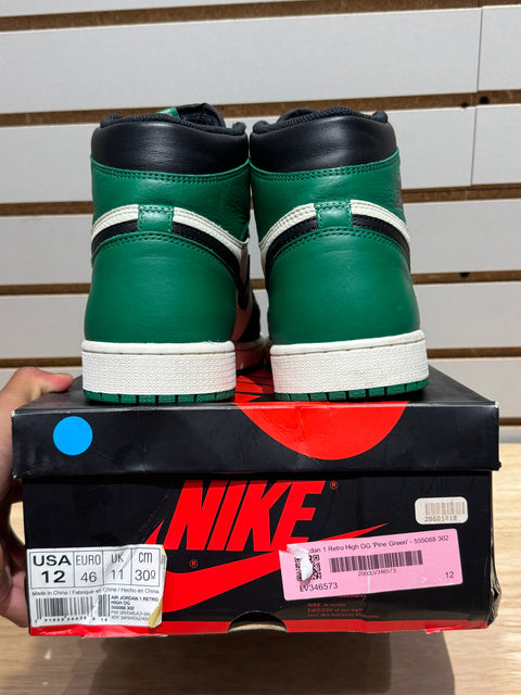 Jordan 1 Retro High Pine Green Sz 12