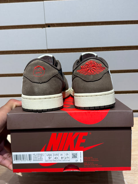 Jordan 1 Retro Low OG SP Travis Scott Mocha Sz 9.5
