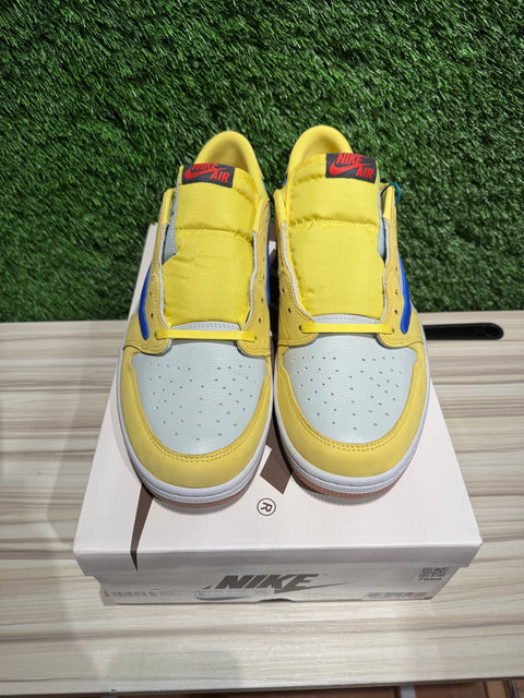 Jordan 1 Retro Low OG SP Travis Scott Canary (Women's) SZ 15M