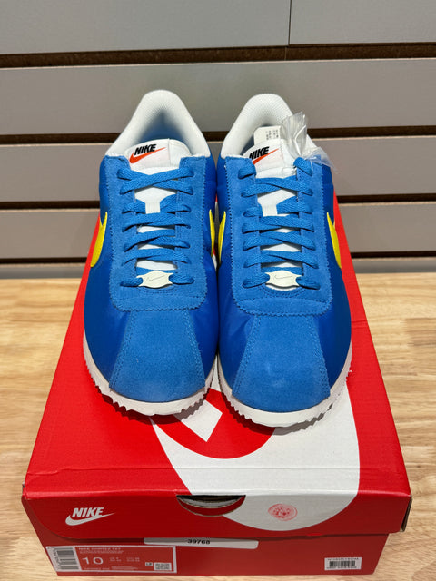 Nike Cortez TXT Light Photo Blue Sail Muslin Lightning Sz 10