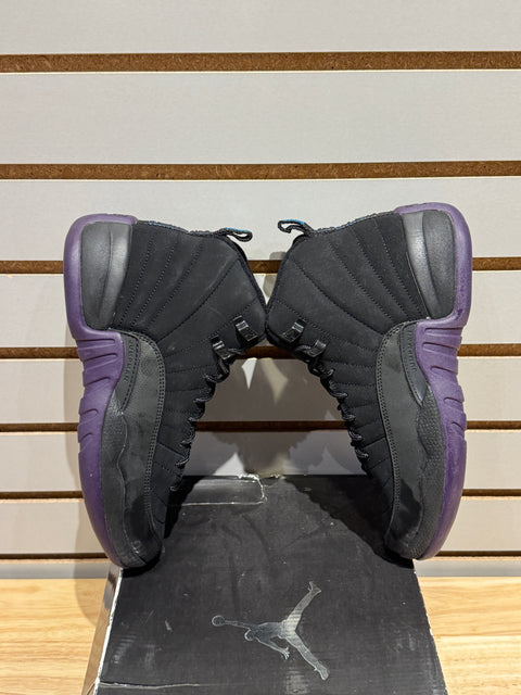 Jordan 12 Retro Black/Grand Purple/Aquamarine Sz 6.5Y