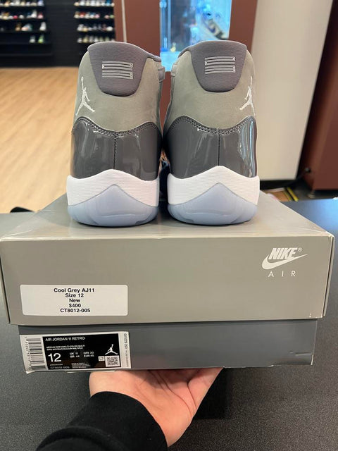 Jordan 11 Retro Cool Grey (2021) Sz 12