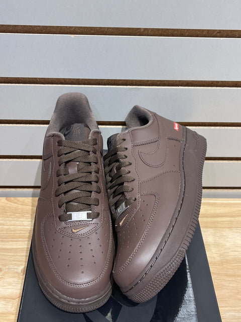 Nike Air Force 1 Low Supreme Baroque Brown Sz 9