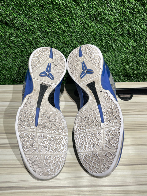 Nike Kobe 6 Medium Grey Varsity Royal Sz 11.5M