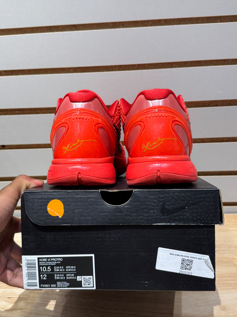 Nike Kobe 6 Protro Reverse Grinch Sz 10.5M