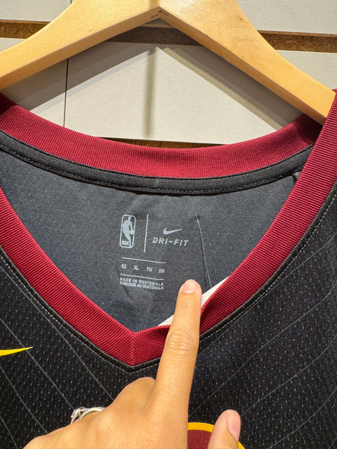 Lebron Cleveland Cavaliers Jersey Swingman Black Size 52
