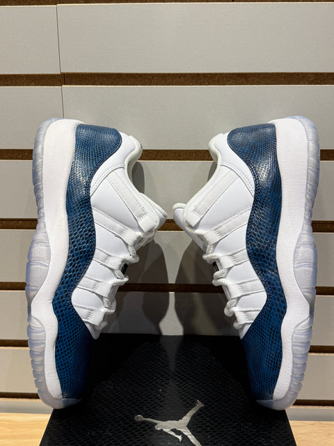 Jordan 11 Retro Low Snake Navy (2019) Sz 6.5Y
