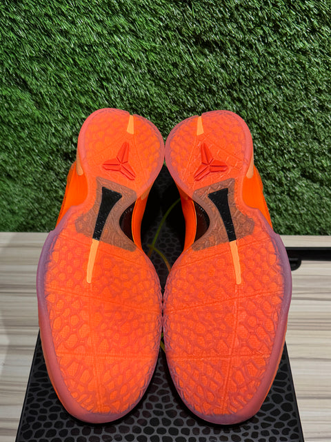 Nike Kobe 6 Protro Total Orange Sz 11M