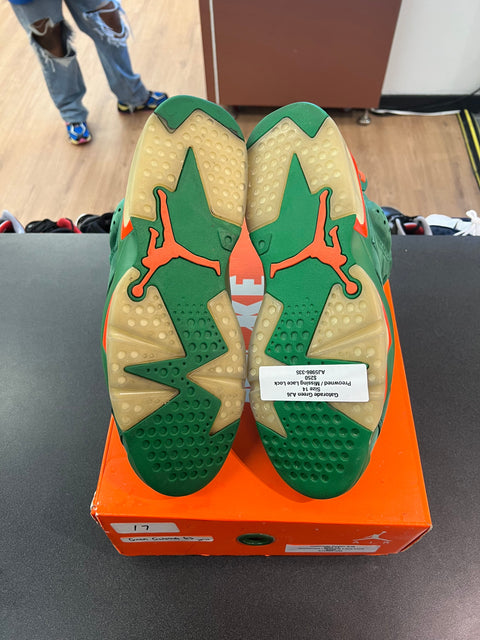 Jordan 6 Retro Gatorade Green