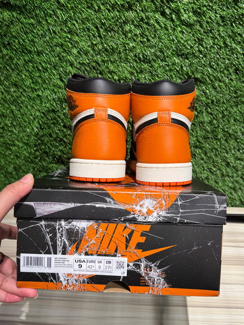 Jordan 1 Retro High OG Shattered Backboard (2025) Sz 9M.