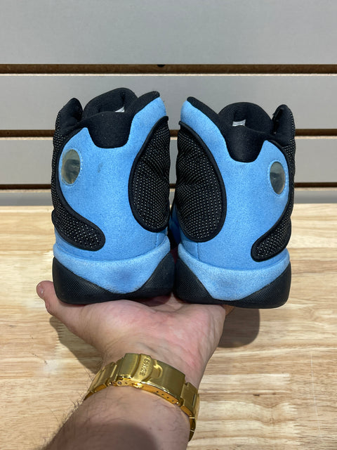 Jordan 13 Retro Black University Blue Sz 8.5
