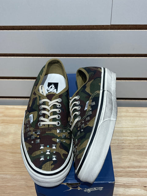 Vans Premium Authentic Woodland Camo Green Sz 8.5