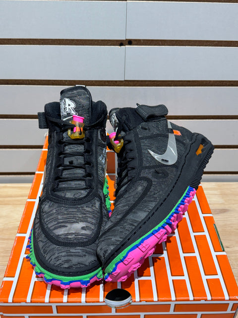 Nike Air Force 1 Mid Off-White Black Sz 10.5