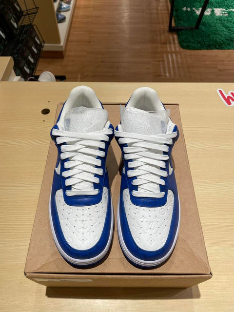 Louis Vuitton Nike Air Force 1 Low By Virgil Abloh White Royal Sz 9.5