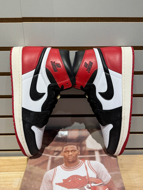 Jordan 1 Retro High OG Black Toe Reimagined Sz 11