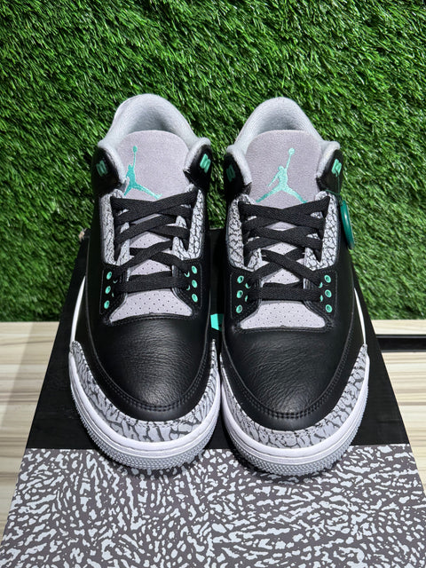 Jordan 3 Retro Green Glow Sz 10.5M