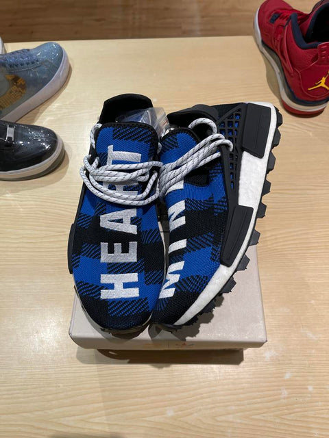 adidas NMD Hu Pharrell x BBC Blue Plaid