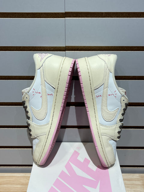 Jordan 1 Retro Low OG SP Travis Scott Shy Pink Sz 8.5M