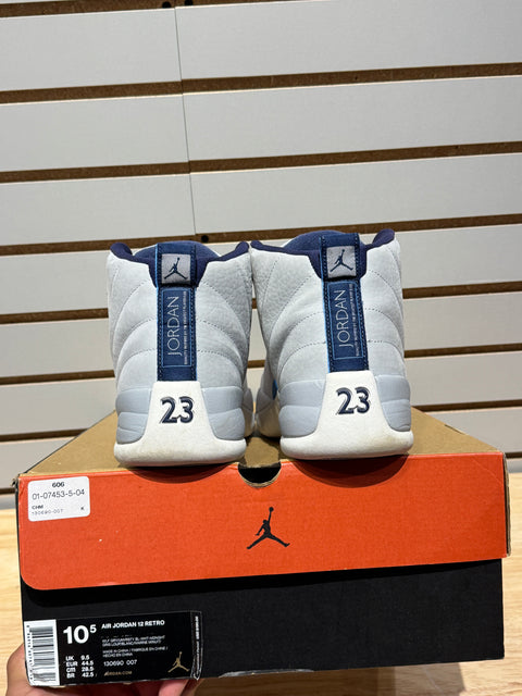 Jordan 12 Retro Grey University Blue Sz 10.5
