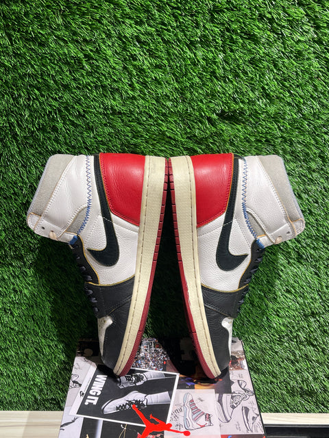 Jordan 1 Retro High Union Los Angeles Black Toe Sz 10