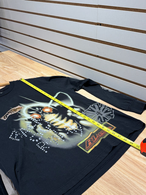 Travis Scott Beetle Jack Long Sleeve Tee Black Sz L